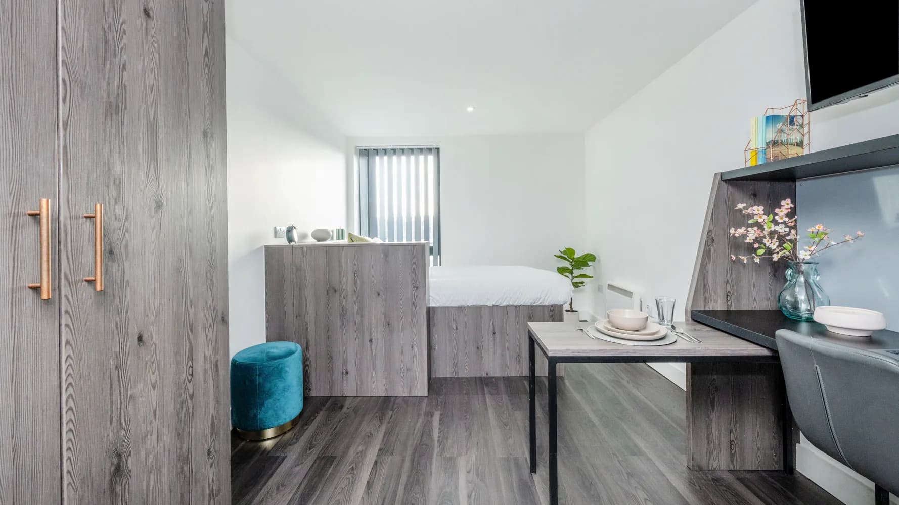 student-accommodation-newcastle-upon-tyne-opto-studio-living-area-study